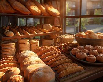 Picture of Bread on Shelves